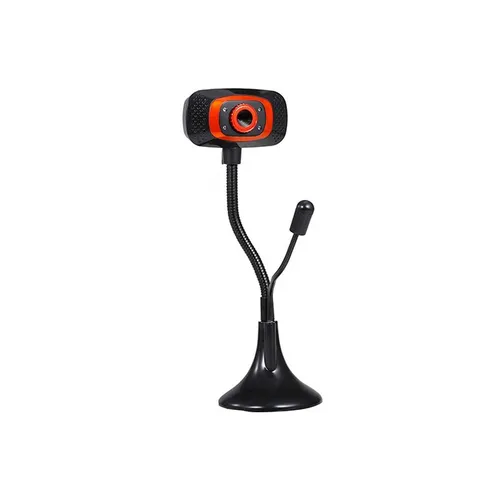 Drive-Free USB Webcam with Microphone + Fill Light Lamp
