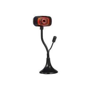 Drive-Free USB Webcam with Microphone + Fill Light Lamp