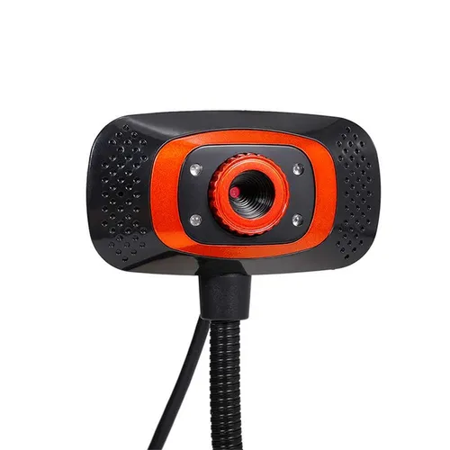 Drive-Free USB Webcam with Microphone + Fill Light Lamp