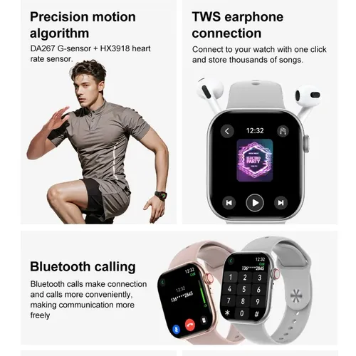 DT Watch X Series 10 Smartwatch AMOLED Display