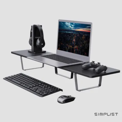 Dual Monitor Stand – Single Arc Design