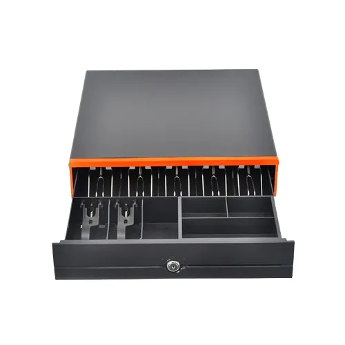 EK-405 Metal POS Orange Cash Drawer with USB