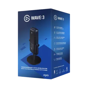  Elgato Wave 3 Premium Microphone and Digital Mixing Solution