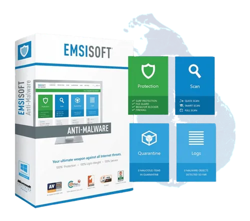 Emsisoft Anti-Malware Virus Guard - 1 User / 1 Year