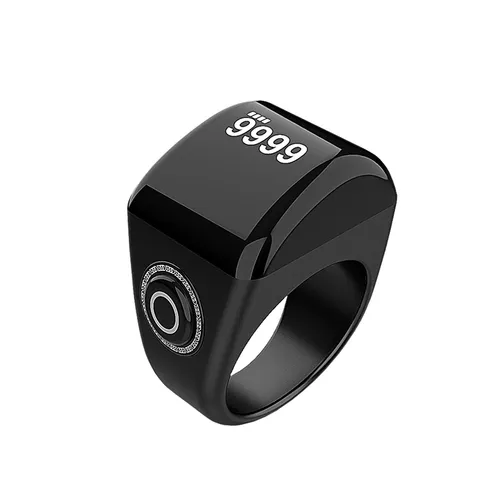 Equantu QB702 Lite Plastic Zikr Ring Tasbeeh Ring With App-Conrol Qibla Counter Prayer