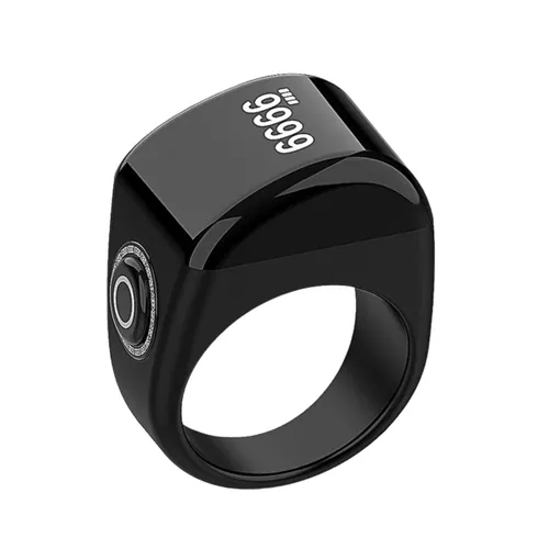 Equantu QB702 Lite Plastic Zikr Ring Tasbih Ring With App-control Qibla Counter Prayer Reminder