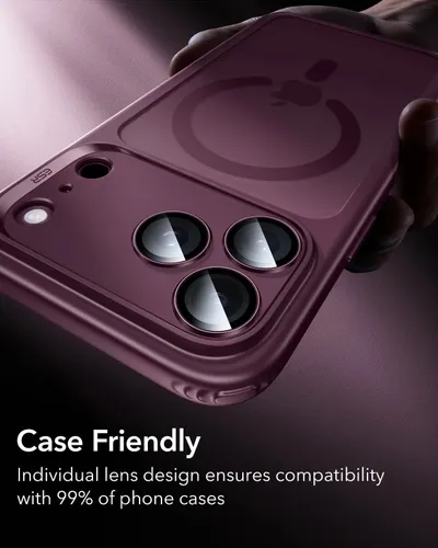 ESR Armorite Camera Lens Protector 18 Series – Deep Burgundy