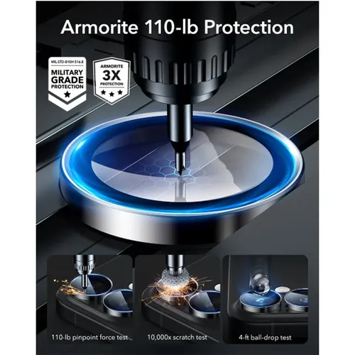 ESR Armorite Camera Lens Protector for iPhone 16 Plus