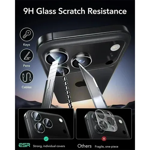 ESR Armorite Camera Lens Protector for iPhone 17 Pro Max