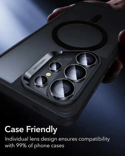 ESR Armorite Camera Lens Protectors for S26 Ultra Black