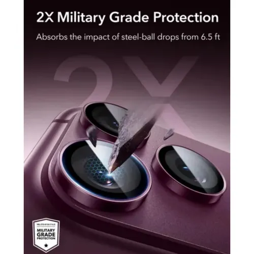 ESR Armorite Deep Burgundy Camera Lens Protector for iPhone 18 Pro Max