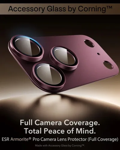 ESR Armorite Pro Camera Lens Protector (Full Coverage) for iPhone 18 Pro Series