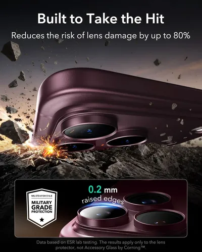 ESR Armorite Pro Camera Lens Protector (Full Coverage) for iPhone 18 Pro Series