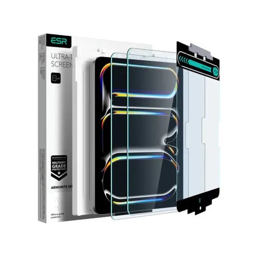 ESR Armorite Tempered Glass for iPad Pro 11 (2024) – 2 Pack