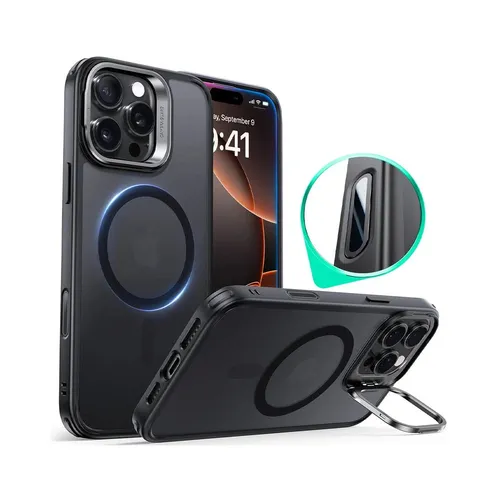 ESR Classic Hybrid Case with Stash Stand for iPhone 16 Pro Max
