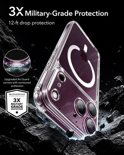 ESR Classic Hybrid Clear MagSafe Case for iPhone 18 Pro Series