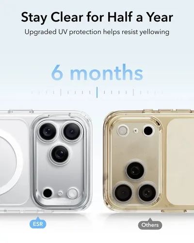 ESR Classic Hybrid Clear MagSafe Case with Flex Stand for iPhone 18 Pro Series