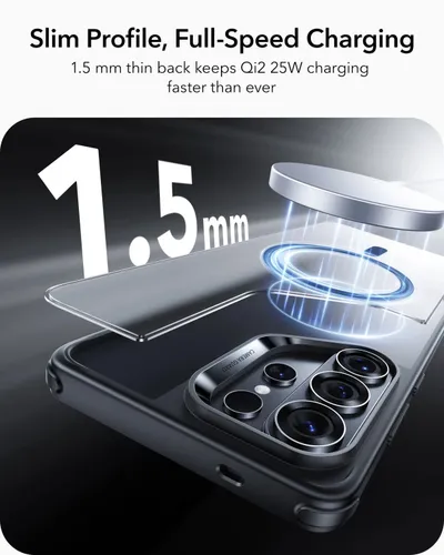 ESR Classic Hybrid Magnetic Case frosted Black Galaxy S26 Ultra