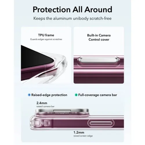 ESR Classic Hybrid Magnetic Case with Camera Control And Flex Stand for iPhone 18 Pro