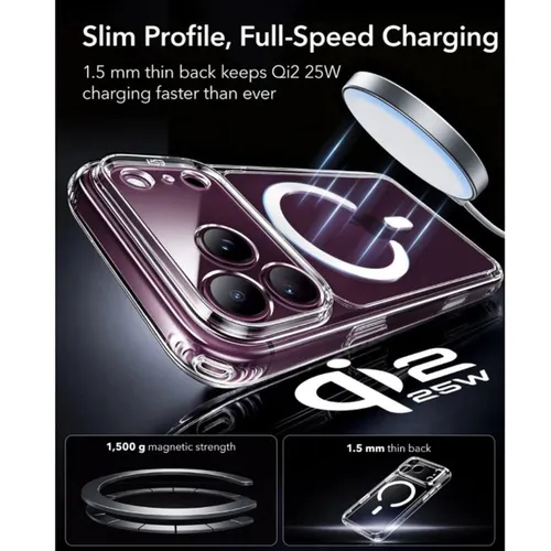 ESR Classic Hybrid Magnetic Case with Camera Control for iPhone 18 Pro