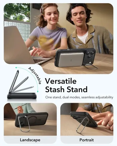 ESR Classic Hybrid Magnetic Stash Stand Frosted Black Case