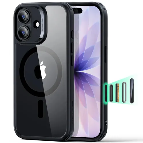 ESR Classic Hybrid MagSafe Case for iPhone 17 – Clear Black