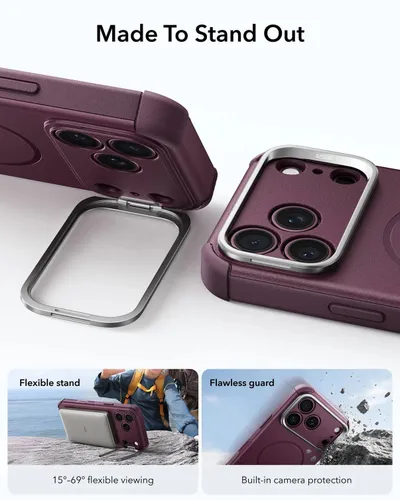 ESR Cyber Tough MagSafe Case with Camera Control and Flex Stand for iPhone 18 Pro / 17 Pro Series
