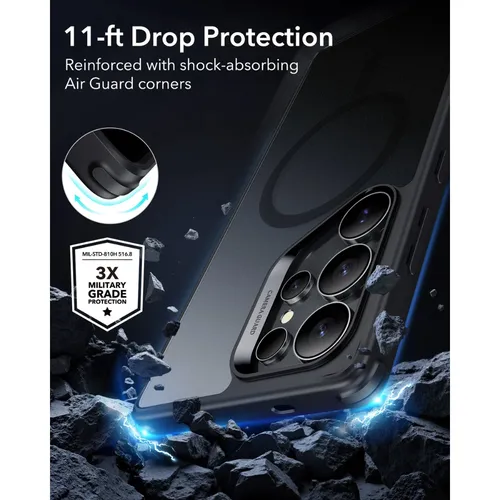 ESR HaloLock Classic Hybrid Case for Samsung Galaxy S25 Ultra