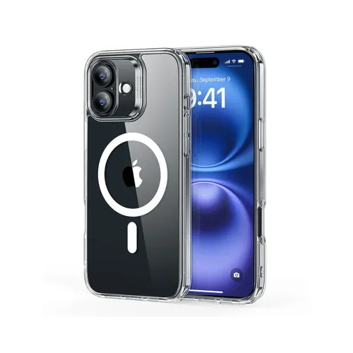 ESR HaloLock Classic Hybrid Clear Case (Camera Control) for iPhone 16