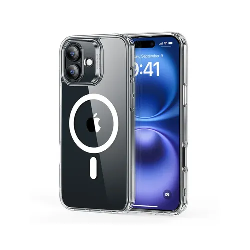 ESR HaloLock Classic Hybrid Clear Case (Camera Control) for iPhone 16