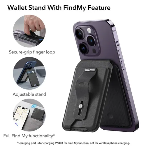 ESR HaloLock Geo Wallet Stand with Built-in Find My