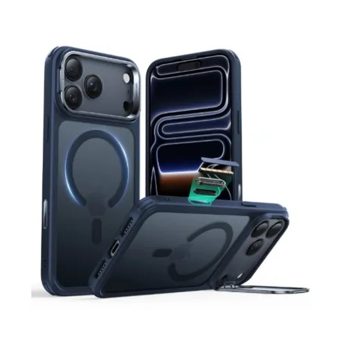 ESR Hybrid MagSafe Case with Stash Stand for iPhone 17