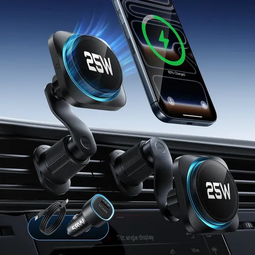 ESR OmniLock MagSafe Qi2 Car Mount Charger