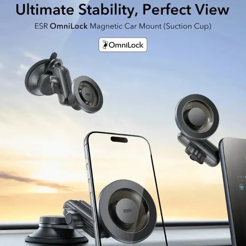 ESR OmniLock MagSafe Suction Cup Car Mount