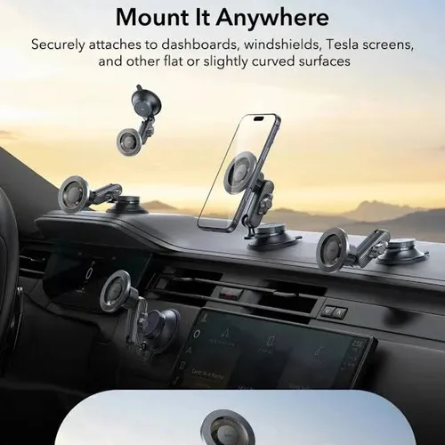 ESR OmniLock MagSafe Suction Cup Car Mount