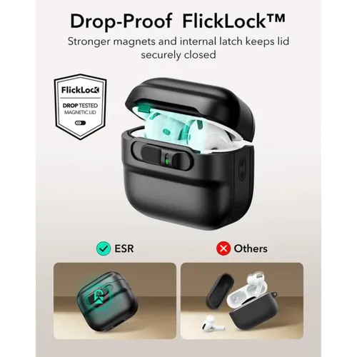 ESR Pulse FlickLock (HaloLock) MagSafe Case for Apple AirPods 4