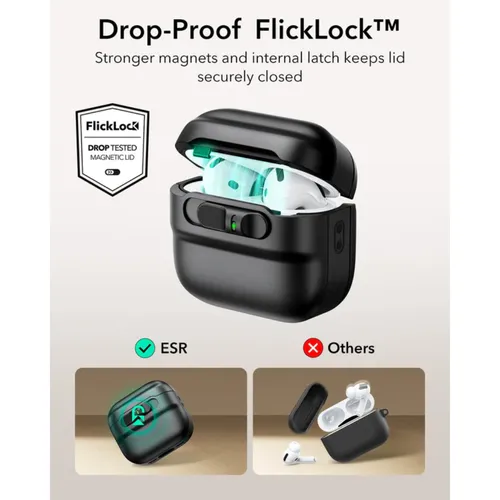 ESR Pulse FlickLock (HaloLock) MagSafe Case for Apple AirPods 4
