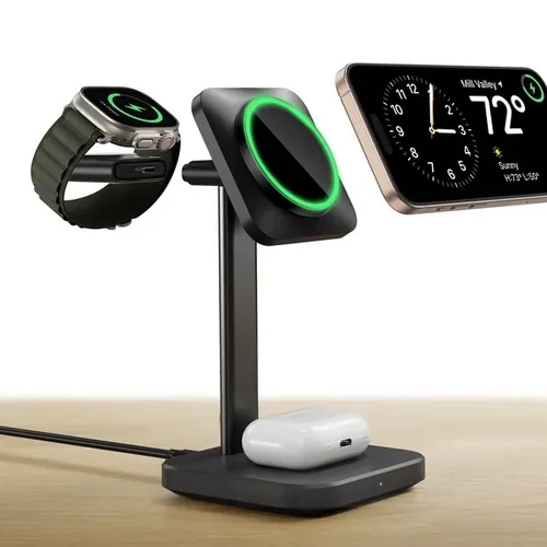 ESR Qi2 3-in-1 Magnetic Charging Station (15W)