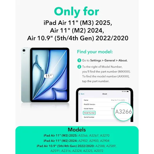 ESR Shift Magnetic Case iPad Pro 11 2nd Gen 2020