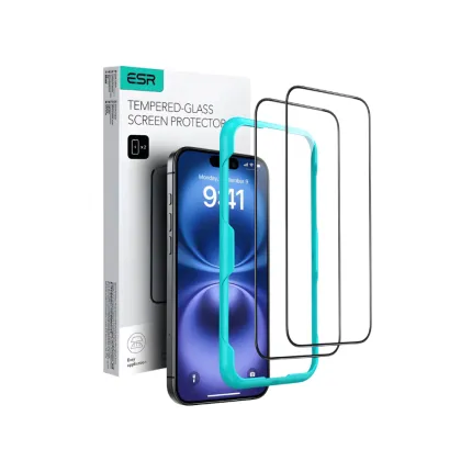 ESR Tempered Glass Screen Protector – 2 Pack