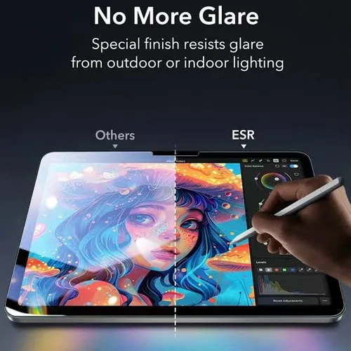ESR UltraFit Armorite Paper-Feel Screen Protector for iPad – 2 Pack