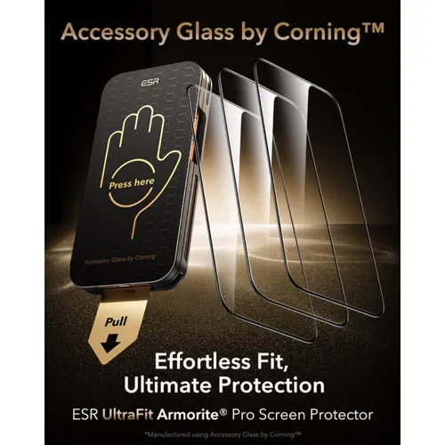 ESR UltraFit Armorite Pro Tempered Glass for iPhone 17