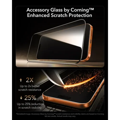 ESR UltraFit Armorite Pro Tempered Glass for iPhone 17