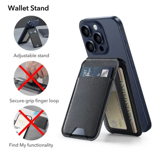 ESR Vegan (HaloLock) Leather Wallet with Stand