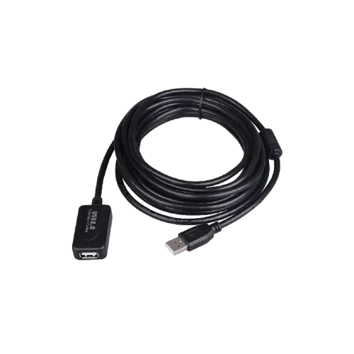 EXTENTION CABLE 5M USB 2.0-BLACK