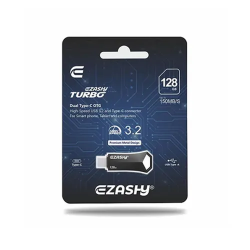 Ezashy Turbo 128GB Dual Type OTG Type-C Pen Drive