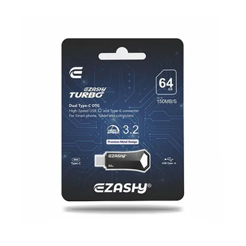 Ezashy Turbo 64GB Dual Type OTG Type-C Pen Drive