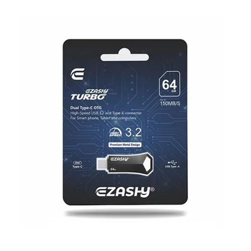 Ezashy Turbo 64GB Dual Type OTG Type-C Pen Drive