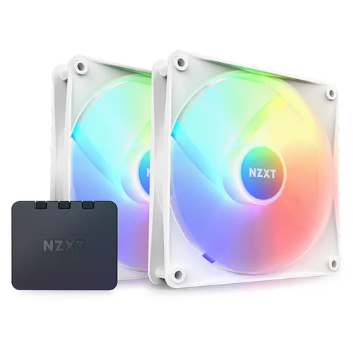 F140 RGB Core RGB Fans with RGB Controller - White