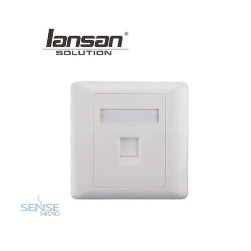 FACE PLATE - LANSAN 1 PORT FLAT (LFP001)